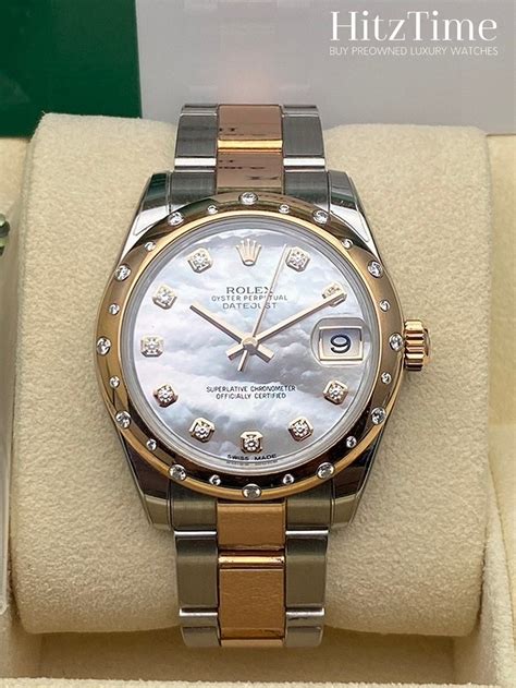 rolex model 178341 mother of pearl and diamonds|Rolex Datejust 31 watch: Oystersteel and white gold .